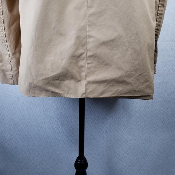 Zara Basics Outdoor Wear Womens Tan Lightweight Mid Length Button Up Jacket Sz M - Picture 12 of 14